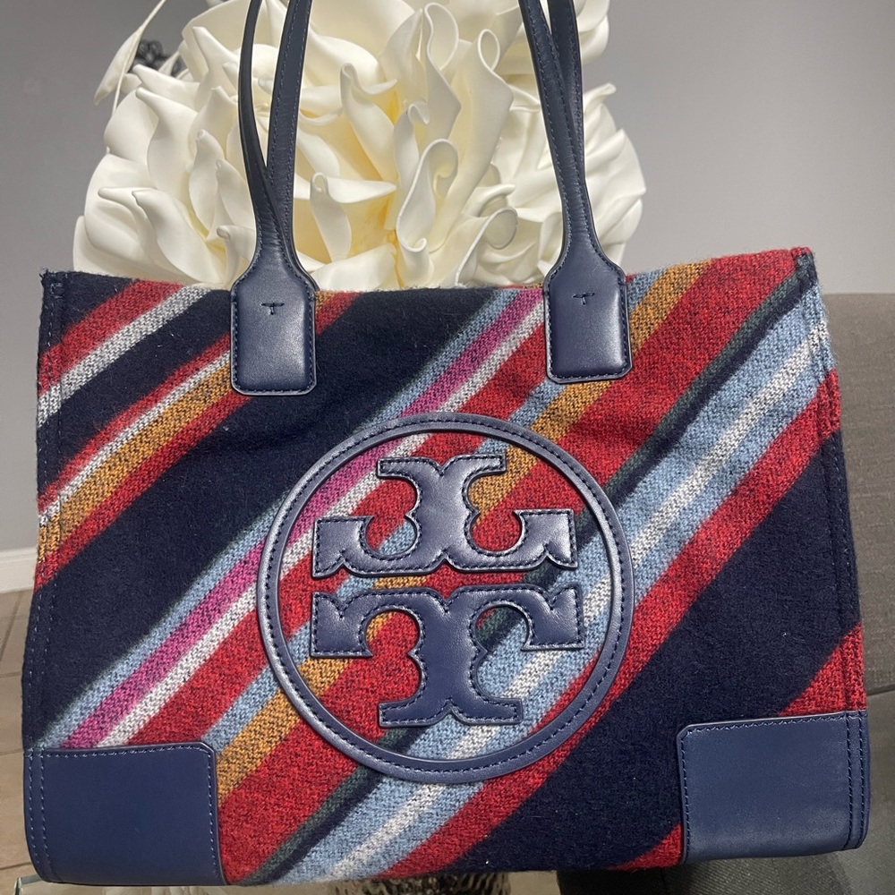 Tory Burch Multicolor Wool Tote